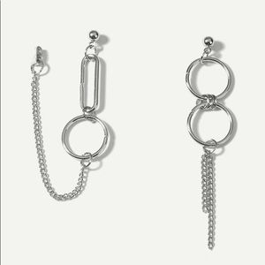 Mismatched Chain Earrings